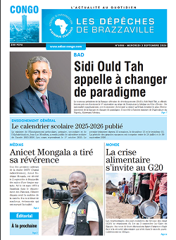 Les Dépêches de Brazzaville : Édition brazzaville du 03 septembre 2025