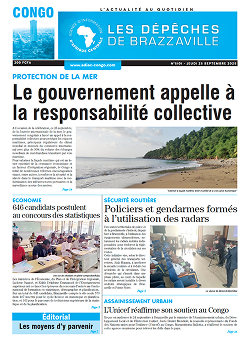 Les Dépêches de Brazzaville : Édition brazzaville du 25 septembre 2025