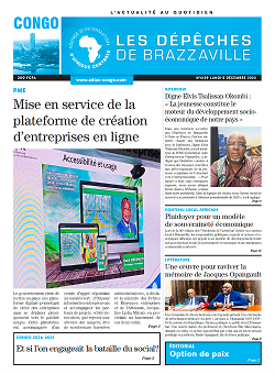Les Dépêches de Brazzaville : Édition brazzaville du 08 décembre 2025