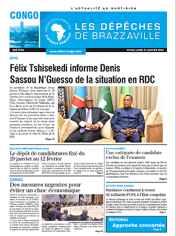 Les Dépêches de Brazzaville : Édition brazzaville du 26 janvier 2026