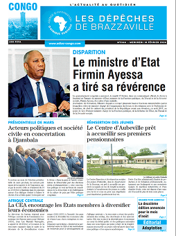 Les Dépêches de Brazzaville : Édition brazzaville du 18 février 2026