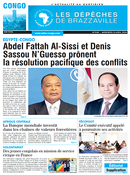 Les Dépêches de Brazzaville : Édition brazzaville du 08 avril 2026