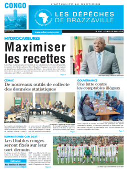 Les Dépêches de Brazzaville : Édition brazzaville du 01 mai 2026