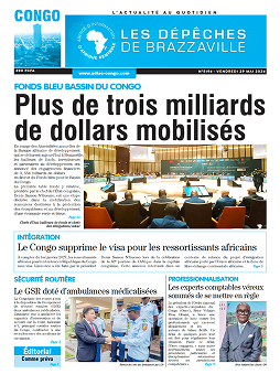 Les Dépêches de Brazzaville : Édition brazzaville du 29 mai 2026