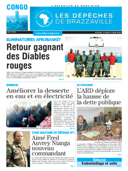 Les Dépêches de Brazzaville : Édition brazzaville du 08 juin 2026