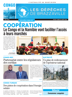 Les Dépêches de Brazzaville : Édition brazzaville du 24 août 2026