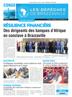 Les Dépêches de Brazzaville : Édition brazzaville du 18 septembre 2026