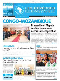 Les Dépêches de Brazzaville : Édition brazzaville du 09 octobre 2026